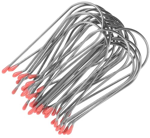 STAHAD Clip Fermagli per Bigodini Caldi a U, 20 Pezzi in Metallo Resistenti, Compatibili la Maggior Parte dei Bigodini Elettrici, per Styling Professionale e Uso Domestico