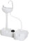 Outsunny Évier à Main Portable Station de Lavage Camping Jardin Extérieur Voyager avec Réservoir d'Eau 17L Pompe à Pied 83 x 50 x 103 cm Gris