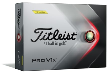 Titleist Pro V1X Palla da golf, da uomo, giallo, standard