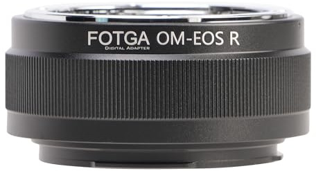 FOTGA OM-EOSR objektivadapter omvandlarring för Olympus OM-objektiv lins kompatibel med Canon EOS R R3 R5 R5C R6 Mark II R7 R8 R10 R50 R100 RP EOSR hållare spegellös kamera