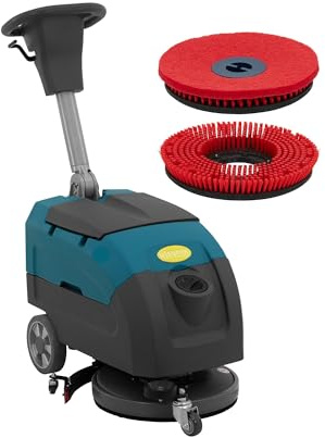 ulsonix sladdlös skrubbningsmaskin 40 cm 2200 m²/h 500 550 W 160 varv/min 3 h driftstid rengöringsmaskin, skurmaskin, skrubbningsmaskin