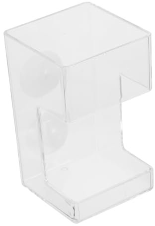 EXHUMKY Aquarium Fish Food Feeder with Cups Sinking Tube for Fish Tank Supplies Automatic Feeding Station High Capacity Versatile Compatibility