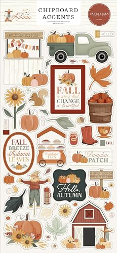 It's Autumn 6x13 Chipboard Accents