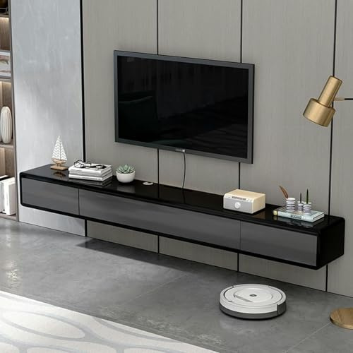 TV Lowboard Hanging-Wall Mounting TV Cabinet-TV Cabinet Hanging, 140 Cm Modern TV Stand, TV Lowboard, Floating TV Stand, Wall-Mounted Entertainment Center, Media Console, TV Board ~/