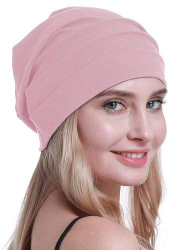 osvyo Copricapo in cotone per chemioterapia, per donne affette da cancro, perdita di capelli, morbido, in confezione sigillata, Taglia unica
