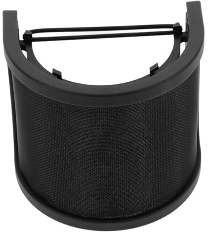 FUNOMOCYA Accesorios Para Micrófonos De Doble Capa Forma Filtro Protector De Micrófono Para Grabación Podcast Streaming
