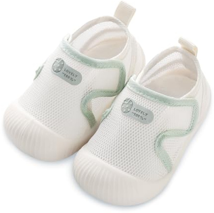 Adigau - Scarpe per Primi Passi, Bambine e Bambini, Antiscivolo, Scarpe Estive, Morbide, Suola Leggera, 6-36 Mesi, A5., 9-12 mois