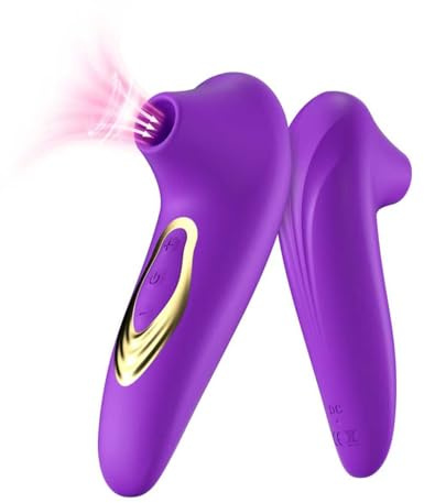 Seababy Strong Couples Sex Toys Vibrator for Women Purple G-Spot Stimulator | Clitorise Stimulator Sucker, 10 Modes Vibrating, Waterproof Design,Quiet Oral Suckers, Discreet Silent Sextoys
