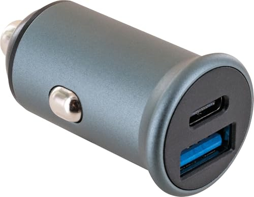SCHWAIGER KFZ Ladegerät USB C & A Ladeadapter Zigarettenanzünder Auto 12V 24V LKW PKW Adapter kompakt Mini