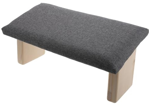 Mikinona Tabouret Pliant Bois pour Méditation et Prière Banc Incliné Robuste Chaise Genoux Portable pour Voyage et Salle de Méditation