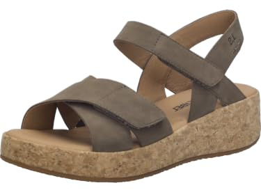 Josef Seibel Women's Classic Sandals Evita.03, Width G (Normal), taupe, 9/9.5