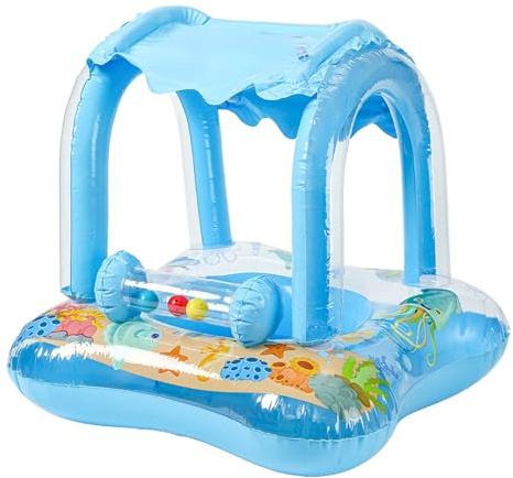 Bouée de Natation pour bébé avec Coussin d'eau pour Jouer dans l'eau (A, One Size)