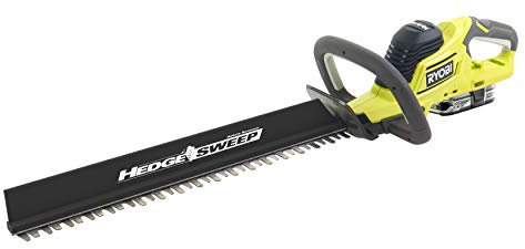 Ryobi 4943 Heckenschere 18V, Länge 50 cm, Kabelbetrieb, mit Akku (2,5 Ah),und Ladegerät – – RHT1850H25HS