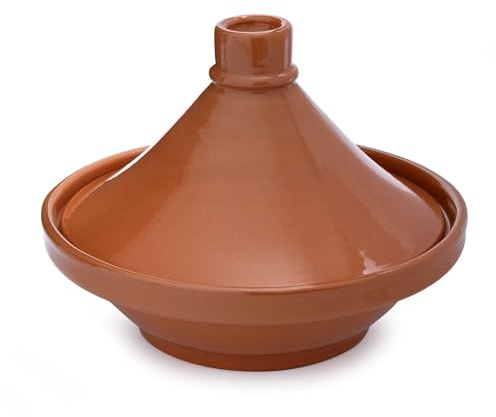 Sur La Table 8.5 Glazed Moroccan Terra Cotta Ceramic Tagine Pot