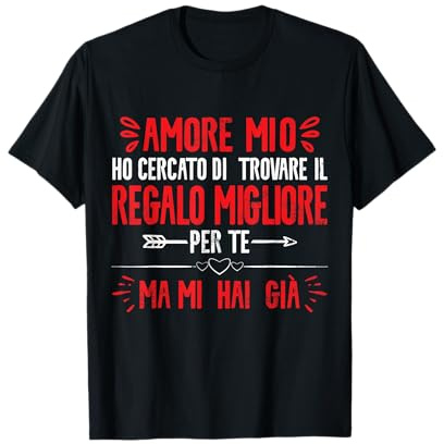 San Valentin per Lui per Lei Coppia Compagno Compagna Maglietta