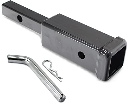 X-Haibei 1-1/4 to 2 Trailer Hitch Adapter Receiver, fits for 1-1/4 Inch Receiver 7 Inch Extension Length, 350 Lbs Tongue Weight, 5/8 inch Hitch Pin