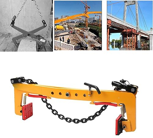 ECUTEE Pinza da 500 kg, regolabile per alzacassi, morsetto per il trasporto, pinza per il sollevamento e il trasporto, apertura regolabile 33 – 70 cm