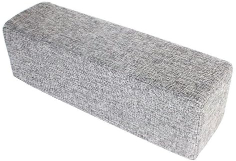 SPeesy Cojín for Reposabrazos de Sofá, Almohada Rectangular Suave for Cabeceros, Almohada Desmontable y Lavable, Relleno de Espacio de Cama(8,45x20x20cm)