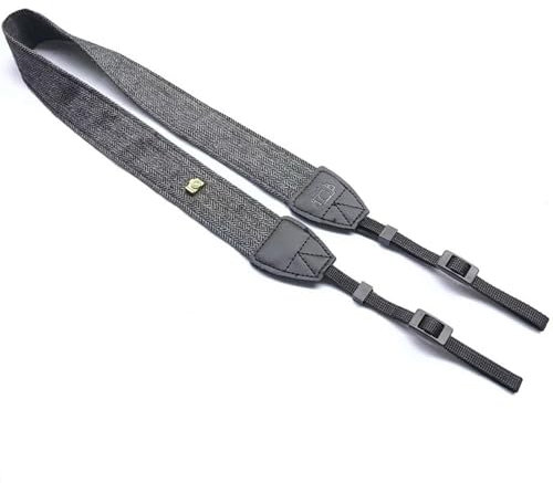 GuiGui DaMoWang est compatible avec différentes marques de sangles d’appareil photo, de sangles d’appareil photo rétro, anti-stress et portable (noir)