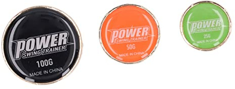 AKLOSIPY Ayuda de Entrenamiento con Pesas de Swing de Tenis - 100 G, 50 G, 25 de Peso de Raqueta para una Velocidad y Memoria de Swing Mejoradas