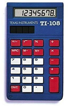 Texas Instruments TI-108 Solar Power Calculator/Teacher’s Kit (set of 10)