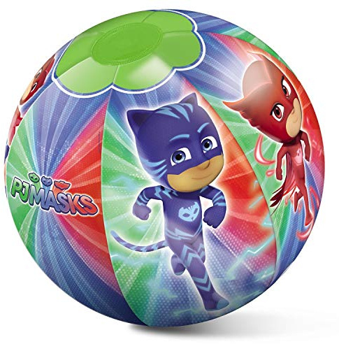 Mondo Toys - Pj Masks Beach Ball - Pallone da Spiaggia Colorato - gonfiabile ideale per giocarci in acqua - adatto a bambini / ragazzi / adulti - 50 cm. di diametro - 16687