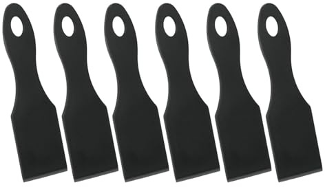 Gravidus Racletteschieber Raclettespachtel 6er Set - Perfekt für Raclette-Abende mit Familie und Freunden, lebensmittelecht, spülmaschinenfest, hitzebeständig