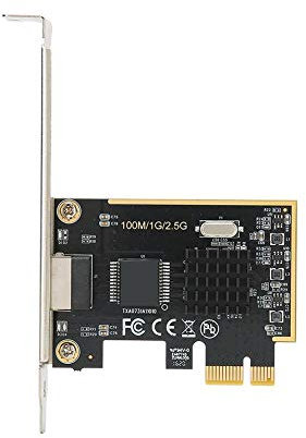 TXA073 2.5G Tarjeta de Red, PCI-E Gigabit Gaming Tarjeta de Red de Gama Alta Suministro de computadora, con 10/100 / 1000M / 2.5Gbps, para Tipo de Red Gigabit Ethernet, para el hogar, la Oficina