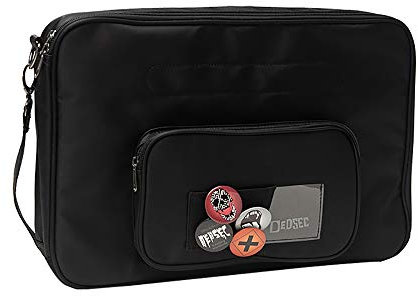 jiazery QZ Watch Dogs Marcus Holloway's Messenger Bag Waterproof 15.6 Inch Laptop Briefcase Crossbody Bag