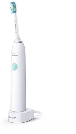 Philips Sonicare HX3411/05 Electric Toothbrush DailyClean 1100 with QuadPacer & Smartimer - (Mint Blue)