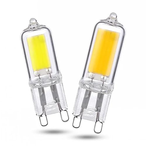 LEDLOCLB 1 Pz Lampadina LED G9 7W 9W 12W 15W 220V Lampade In Vetro,Bianco Caldo,G9 220 V 9 W