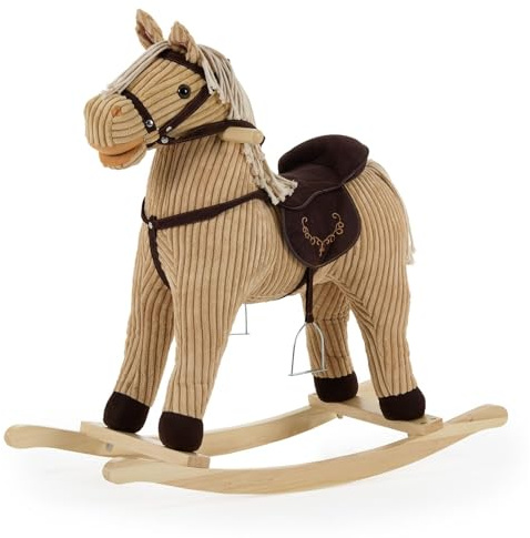 Puggle Large Rocking Horse with Sounds - Brown (3 Years - 6 Years)