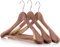 Hangerworld 3 Zedernholz Kleiderbügel 45cm Extra Breite Schultern Mottenschutz im Kleiderschrank