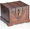 Brynnberg - Vitec 24x21x18cm Boîte de rangement Coffre au Trésor Cadenas - Boîte en bois - trésor poitrine
