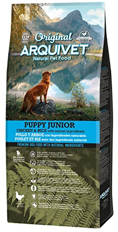 Arquivet Original Puppy Junior – Futter für Hundewelpen – Huhn und Reis – braun, 12 kg (1 Stück)