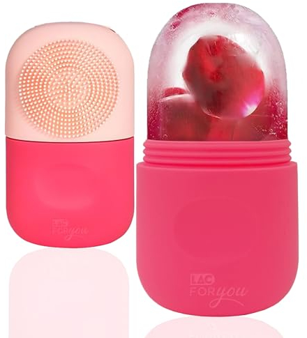 LAC FOR YOU Eisroller Gesicht - Ice Roller für Face - Eis Stick Gesicht mit Peeling - Reduziert Schwellungen, Schrumpft Poren
