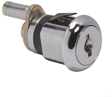 Gdfnmogo Cerradura de archivador, sistema de bloqueo triple con barra de bloqueo de puerta y 2 llaves para control de seguridad de cajones de muebles de oficina (corto)