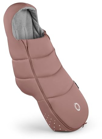 Bugaboo All-Season Footmuff for Strollers – Weatherproof, Breathable, Water-Repellent, Removable Insert, Fits All Bugaboo Strollers - Dusty Pink