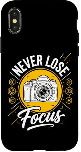 Vintage Analog SLR Camera Retro Photographer Film Case for iPhone X/XS