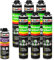 Isolbau Bauschaum-Set - Inkl. 6 x 1K Montageschaum B2 Pistolenschaum mit hervorragender Schall und Wärmedämmung (je 750 ml) & 1 x PU-Schaum-Reiniger (500 ml), Dämmen