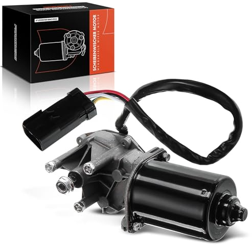 Frankberg 1x Wischermotor Scheibenwischermotor 12V 5-Polig Vorne Links oder Rechts Kompatibel mit Wrangler II TJ 2.4L 2.5L 4.0L 1996-2007 Replace# 4864892