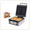 LITTLE BALANCE 8384 Speed Waffles 1400 - Gofrera eléctrica - Verdaderos gofres belgas rectangulares crujientes y esponjosos - Potencia 1400 W - Plata metalizada