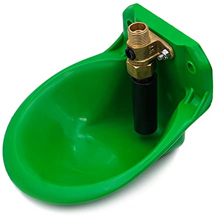 BREUAILY Abreuvoir Automatique - Bol d'eau - Distributeur en Plastique - pour Chien, bovins, chèvre, Mouton Porc - Fournitures de Ferme