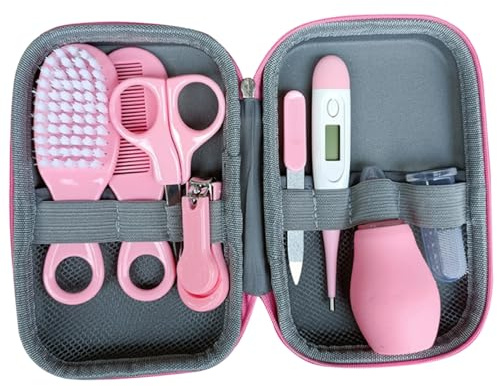 Baby Healthcare and Grooming Kit | Baby Grooming Kit, 8st Baby Healthcare and Grooming Kit, Safe Baby Nail Kit Hair Thermometer