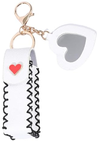 Voyage brillant à lèvres pour rouge à lèvres, porte-clés porte-rouge à lèvres pour femme | Porte-baume à lèvres portable en cuir PU - Porte-rouge à lèvres design ergonomique avec boucle pour nous