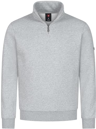 Höhenhorn Troiberg Pull pour Homme avec col zippé 1/4 Bleu 3XL Bleu 3XL