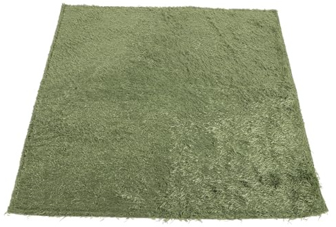 FOMIYES Tappetino Facile da Pulire e Confortevole per Animali in Spugna Morbida Colore Verde Chiaro per Rettili per Terrari di Lucertole e Tartarughe Terrestri
