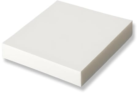 TENDAGGIMANIA Gommapiuma per Imbottitura Cuscini Divano su Misura -Per Divano, Poltrona, Sedia Ufficio, Sedile Auto (Densità 30 - Misura Massima 60x60x10)