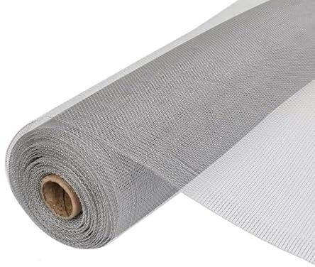 Tela Mosquitera para Puerta y Ventana, Malla mosquitera de Aluminio (120 x 200 cm)