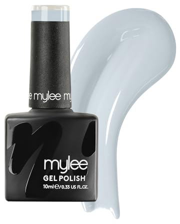Mylee Gel Nail Polish 10ml [Brighton Pier] UV/LED Soak-Off Nail Art Manicure Pedicure for Professional, Salon & Home Use [Blue Range] - Long Lasting & Easy to Apply